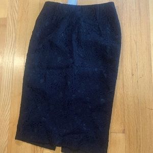 Lace pencil skirt